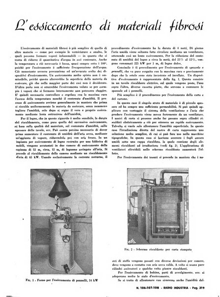 Radio industria rassegna della produzione radioelettrica