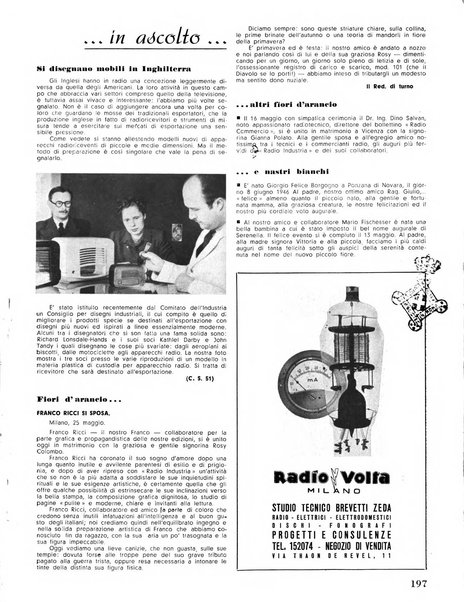 Radio industria rassegna della produzione radioelettrica