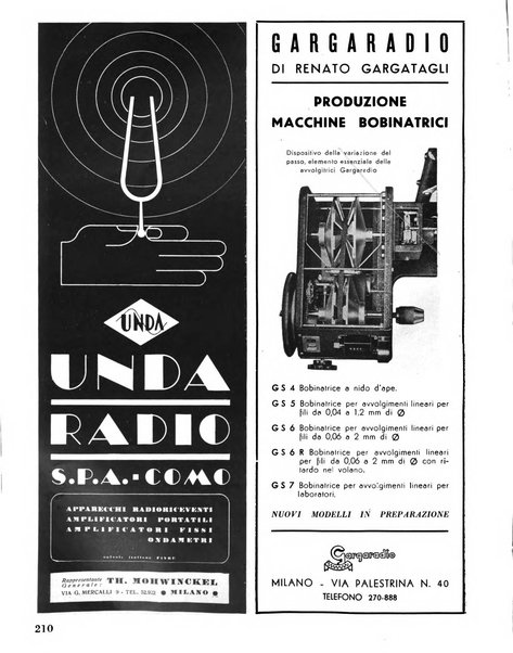 Radio industria rassegna della produzione radioelettrica