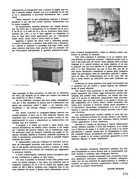 Radio industria rassegna della produzione radioelettrica