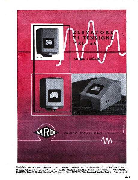 Radio industria rassegna della produzione radioelettrica