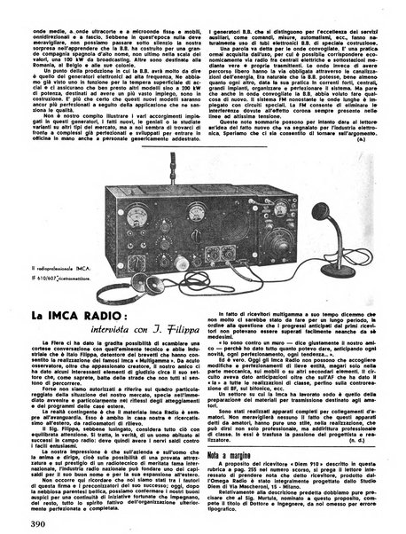 Radio industria rassegna della produzione radioelettrica