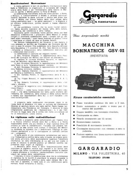 Radio industria rassegna della produzione radioelettrica