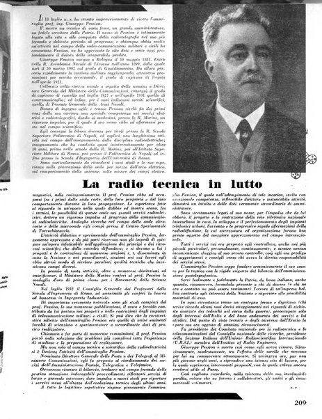 Radio industria rassegna della produzione radioelettrica