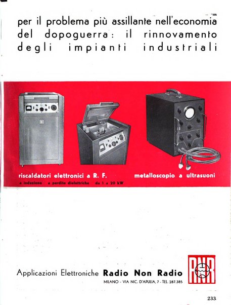 Radio industria rassegna della produzione radioelettrica