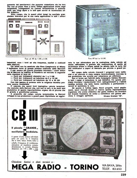 Radio industria rassegna della produzione radioelettrica