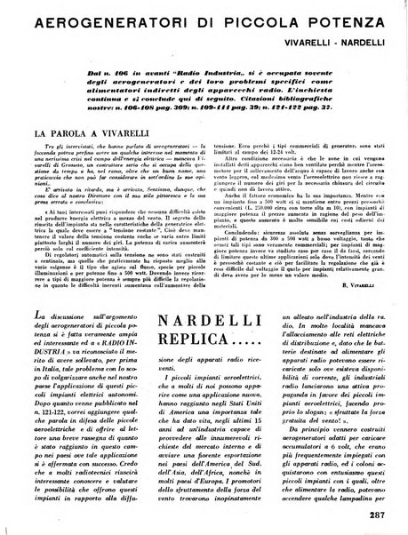 Radio industria rassegna della produzione radioelettrica