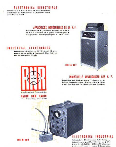 Radio industria rassegna della produzione radioelettrica