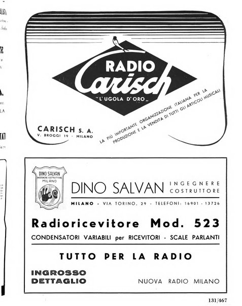 Radio industria rassegna della produzione radioelettrica