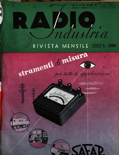 Radio industria rassegna della produzione radioelettrica