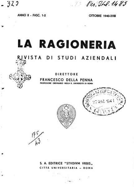 La ragioneria rivista bimestrale di studi aziendali