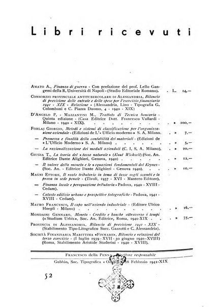 La ragioneria rivista bimestrale di studi aziendali