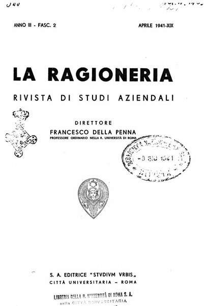 La ragioneria rivista bimestrale di studi aziendali