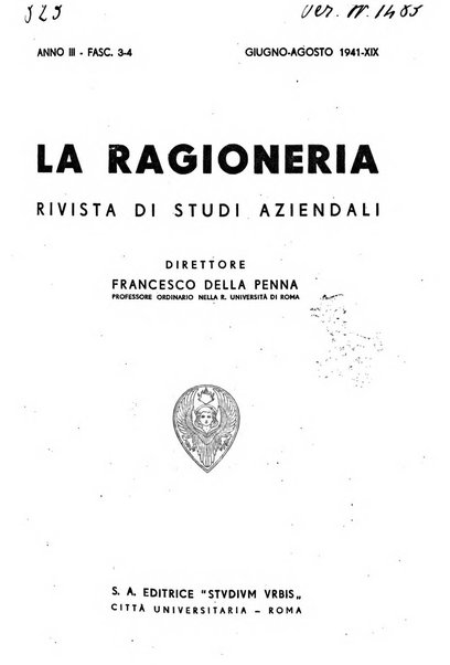 La ragioneria rivista bimestrale di studi aziendali