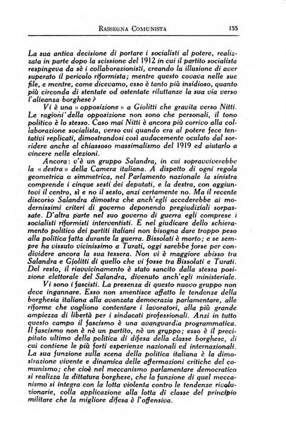 Rassegna comunista teoria, critica, documentazione del Movimento comunista internazionale