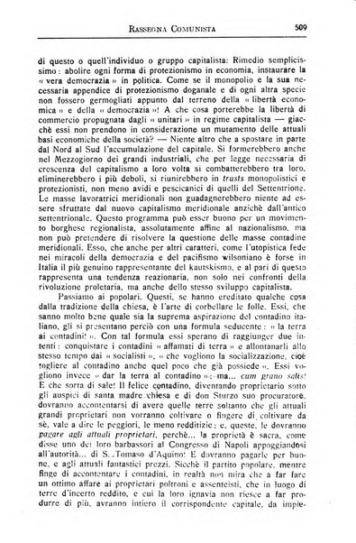 Rassegna comunista teoria, critica, documentazione del Movimento comunista internazionale