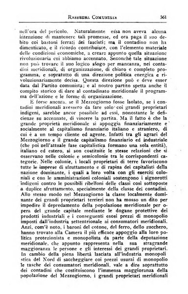 Rassegna comunista teoria, critica, documentazione del Movimento comunista internazionale