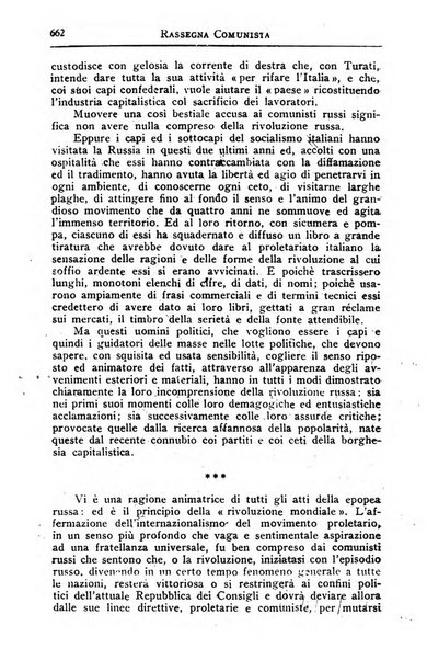 Rassegna comunista teoria, critica, documentazione del Movimento comunista internazionale