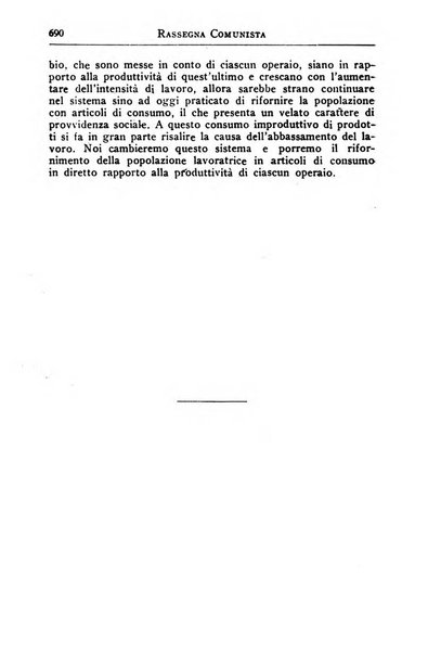 Rassegna comunista teoria, critica, documentazione del Movimento comunista internazionale