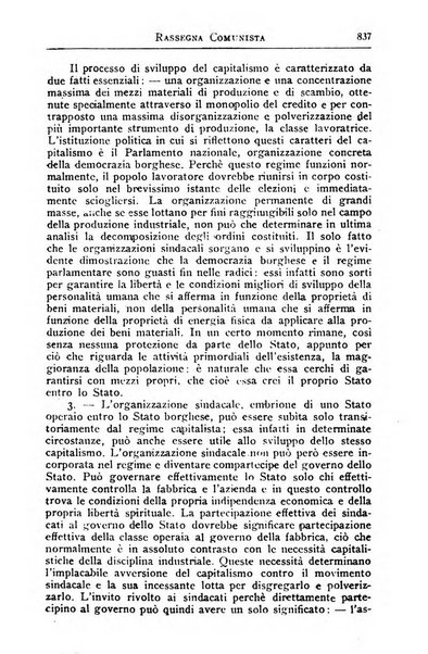 Rassegna comunista teoria, critica, documentazione del Movimento comunista internazionale