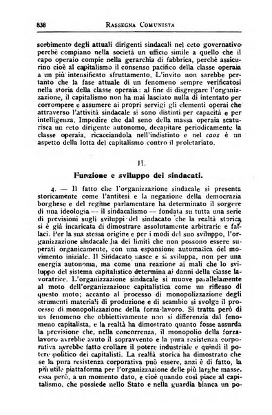 Rassegna comunista teoria, critica, documentazione del Movimento comunista internazionale