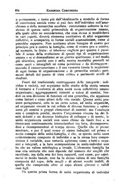 Rassegna comunista teoria, critica, documentazione del Movimento comunista internazionale