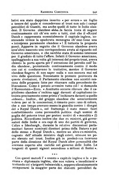 Rassegna comunista teoria, critica, documentazione del Movimento comunista internazionale