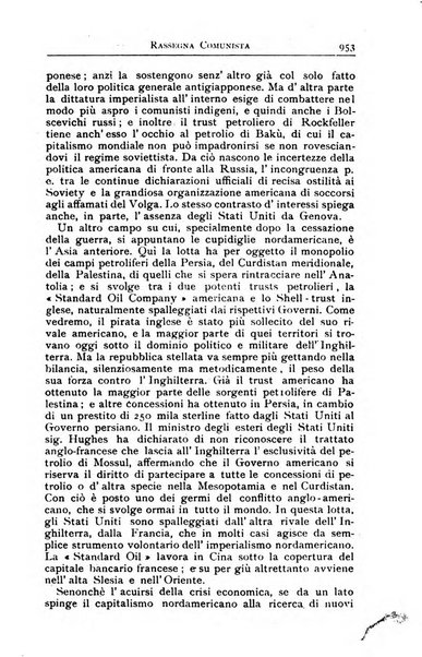 Rassegna comunista teoria, critica, documentazione del Movimento comunista internazionale