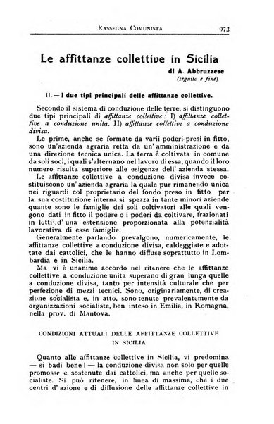 Rassegna comunista teoria, critica, documentazione del Movimento comunista internazionale