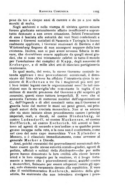 Rassegna comunista teoria, critica, documentazione del Movimento comunista internazionale