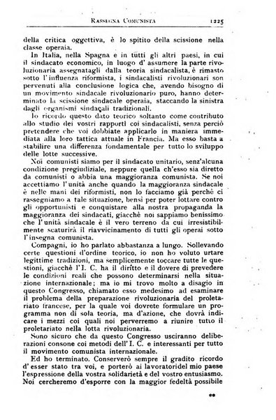 Rassegna comunista teoria, critica, documentazione del Movimento comunista internazionale