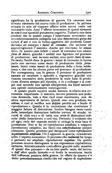 Rassegna comunista teoria, critica, documentazione del Movimento comunista internazionale