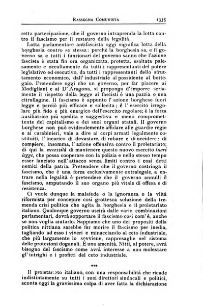 Rassegna comunista teoria, critica, documentazione del Movimento comunista internazionale