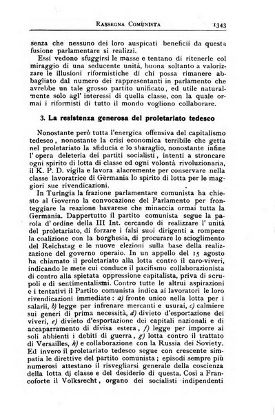 Rassegna comunista teoria, critica, documentazione del Movimento comunista internazionale