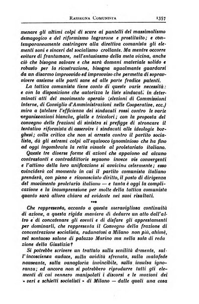 Rassegna comunista teoria, critica, documentazione del Movimento comunista internazionale