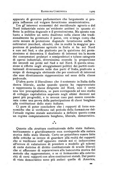 Rassegna comunista teoria, critica, documentazione del Movimento comunista internazionale