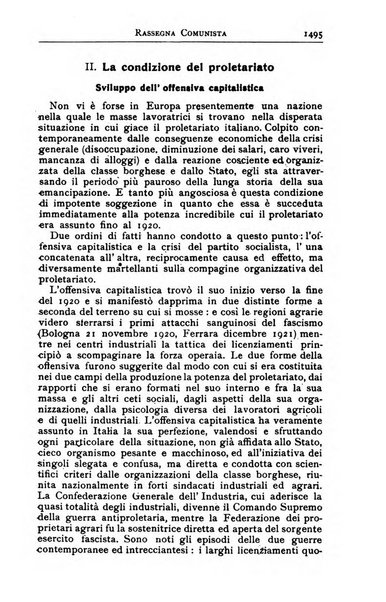 Rassegna comunista teoria, critica, documentazione del Movimento comunista internazionale