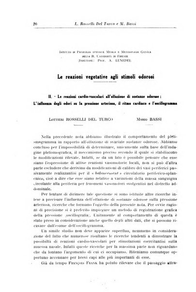 Rassegna di neurologia vegetativa