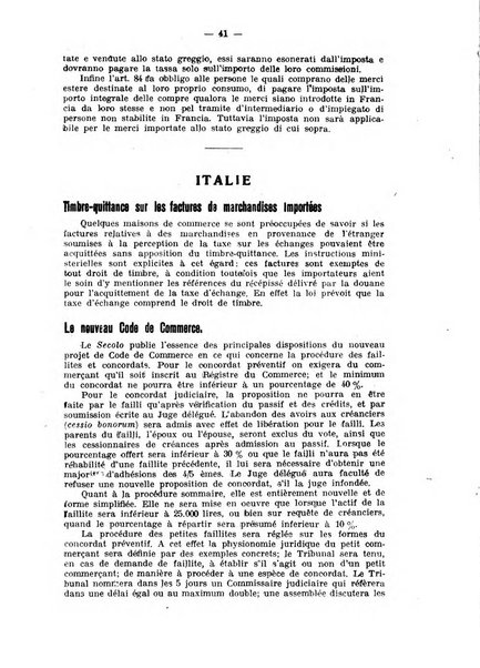 Rassegna economica italo-francese revue mensuelle des problemes economiques et commerciaux franco-italiens