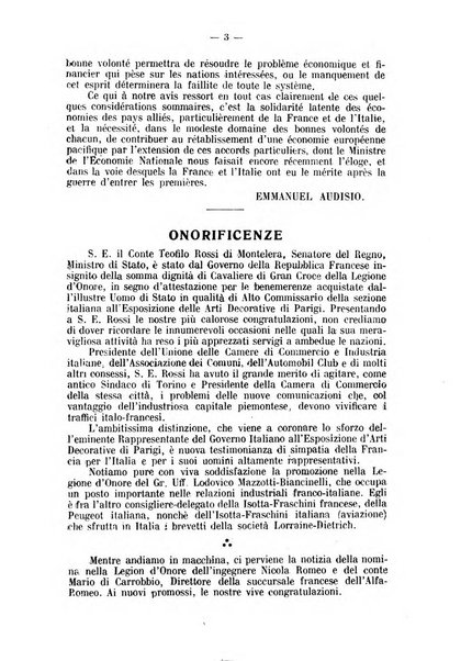 Rassegna economica italo-francese revue mensuelle des problemes economiques et commerciaux franco-italiens