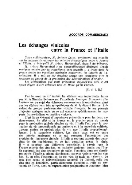 Rassegna economica italo-francese revue mensuelle des problemes economiques et commerciaux franco-italiens