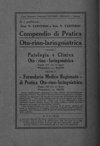 Rassegna italiana di oto-rino-laringologia