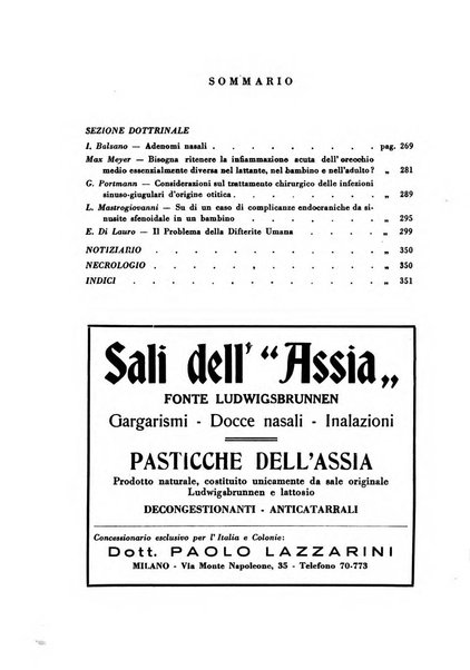 Rassegna italiana di oto-rino-laringologia