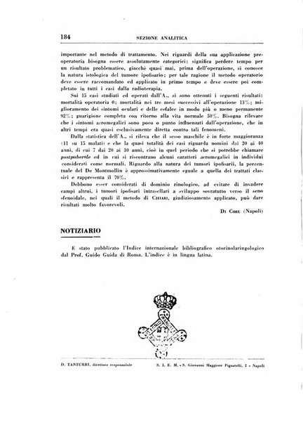 Rassegna italiana di oto-rino-laringologia