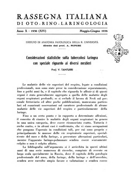 Rassegna italiana di oto-rino-laringologia