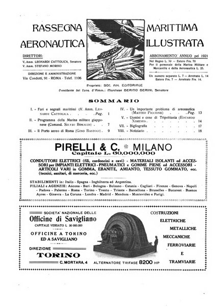 Rassegna marittima aeronautica illustrata