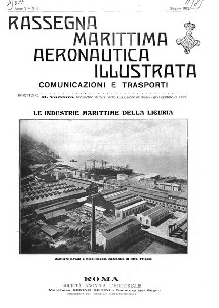 Rassegna marittima aeronautica illustrata