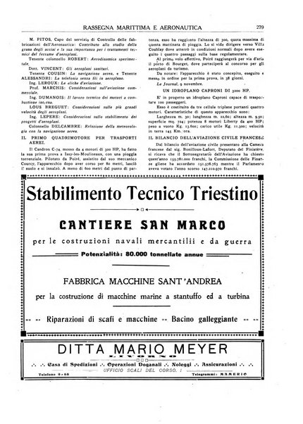 Rassegna marittima aeronautica illustrata