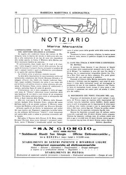 Rassegna marittima aeronautica illustrata