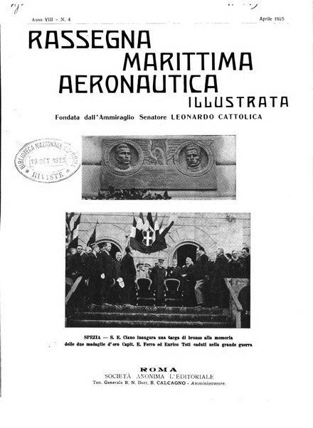 Rassegna marittima aeronautica illustrata